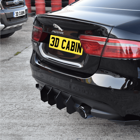 Jaguar XE (X760) Rear Diffuser Fins - Kit For Rear Bumper (2015 - 18)