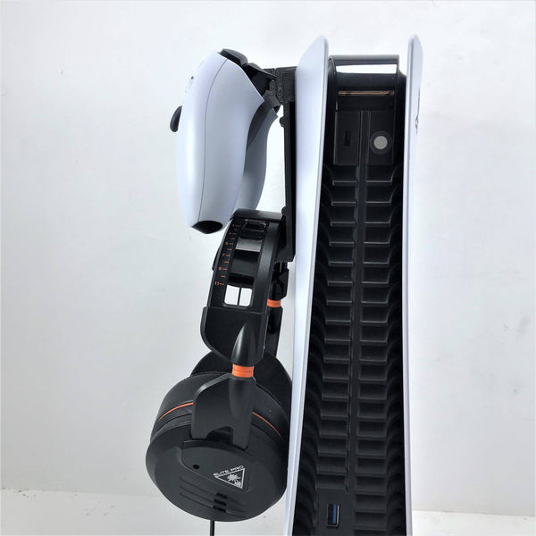 3D Cabin PS5 Controller & Headphone Console Bracket Mount Holder For Play Station 5 Digital Or Disc DualSense