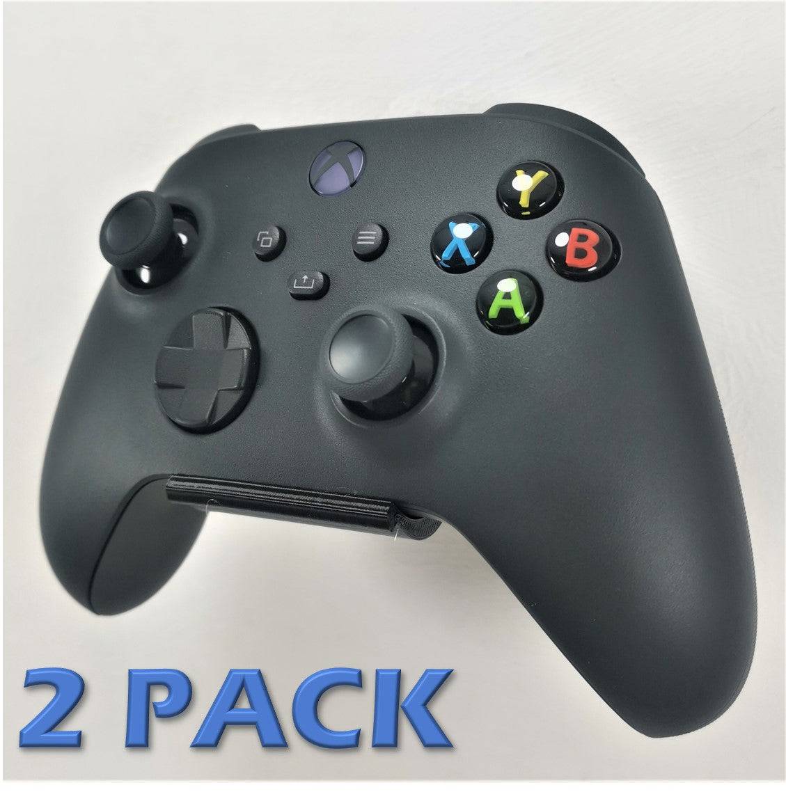 Xbox Series X / S Controller Wall Mount Wall Bracket Floating Holder (2 PACK) For Remote Various Colours