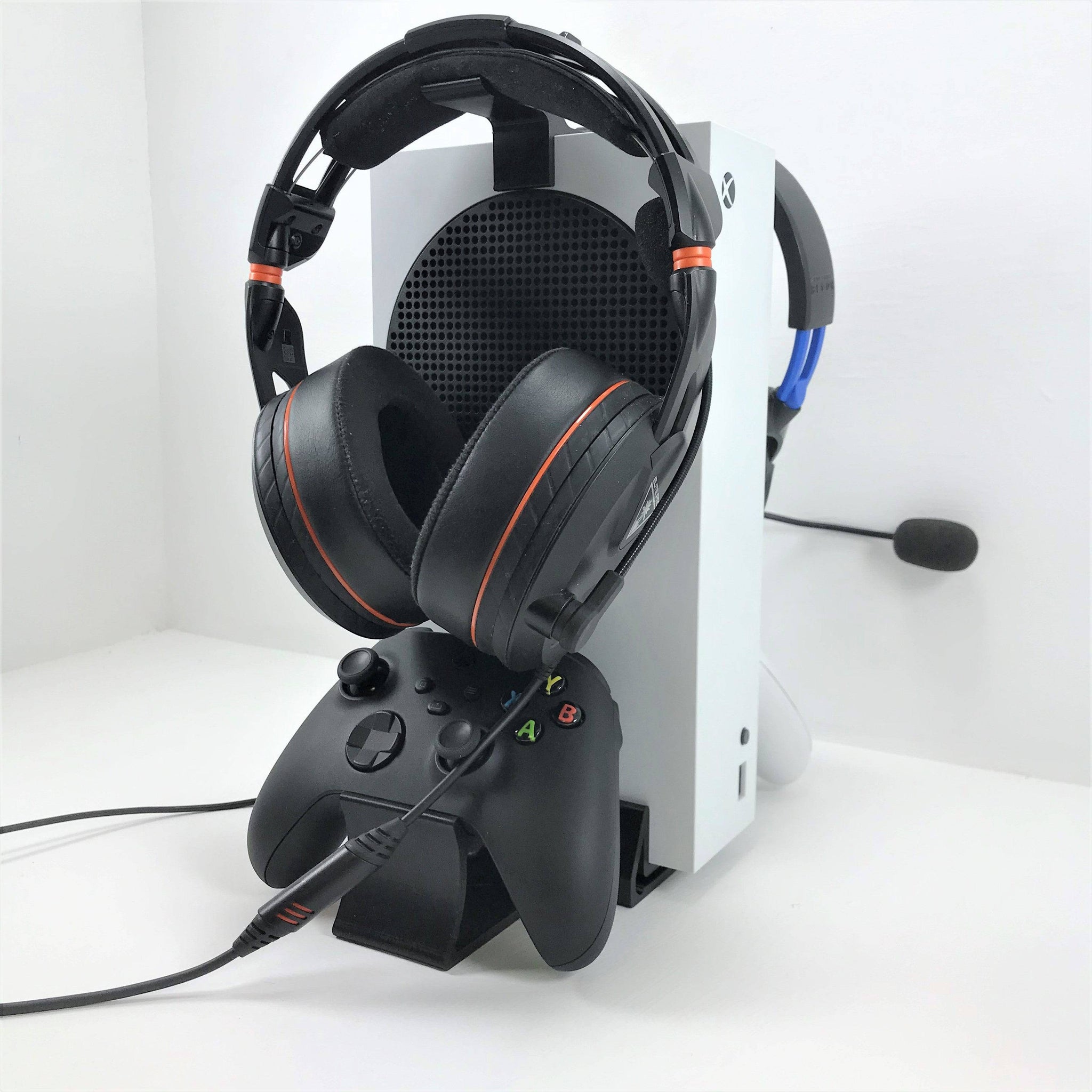 Xbox Series S Dual Controller Headphone Hook Console Stand Base Station