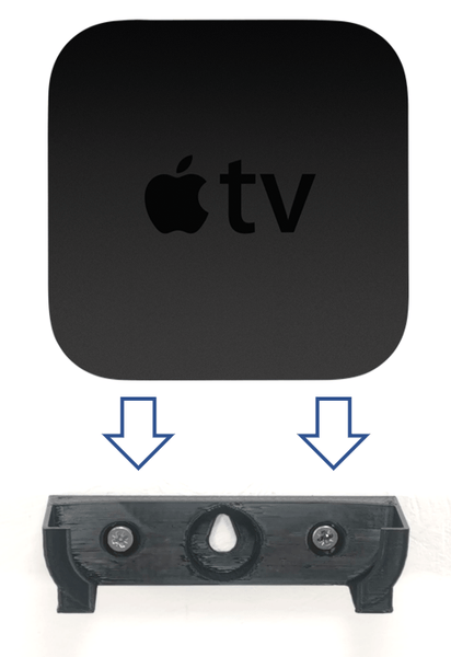 Apple Tv 2Nd / 3Rd Gen (Wall / Tv) Bracket Mount