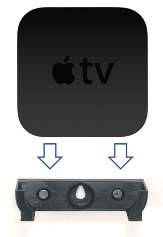 Apple Tv 2Nd / 3Rd Gen (Wall / Tv) Bracket Mount