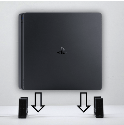 PS4 Slim Console Vertical Stand Adjustable, Diffrent Colours Available