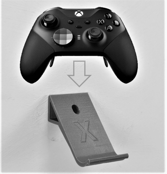 Xbox One Elite Series 1 & 2 Controller Wall Bracket, Mount Holder