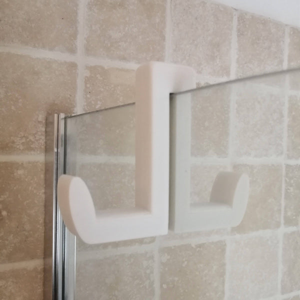 Shower Hanger Dual : Ideal for towels etc for 8mm Glass showers