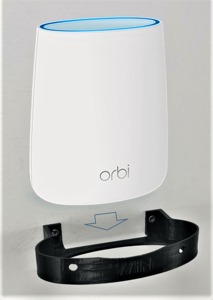 Wall Mount Wall Bracket Compatible With The Netgear Orbi Rbs20 Rbr20 Rbk20 For Wifi Mesh System