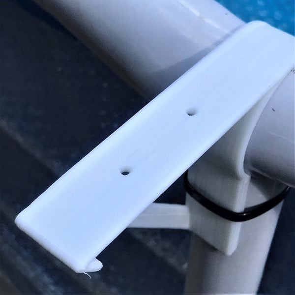 2 X Swimming Pool Shelf Brackets Suits 45Mm Top Rail / 35Mm Uprights (Designed To Fit On Intex Pools