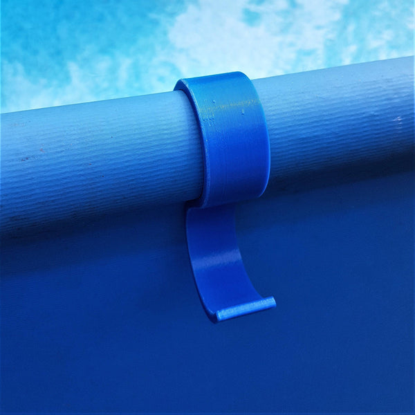 Swimming Pool Towel Hook : Blue (For 45Mm Intex Frame Top Rail)