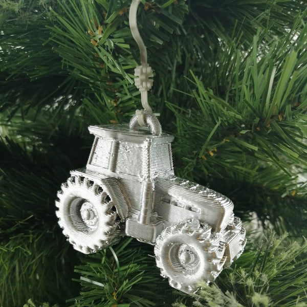 Tractor Christmas Tree Bauble Decoration Ornament For Christmas Xmas Noel - 3DCabin