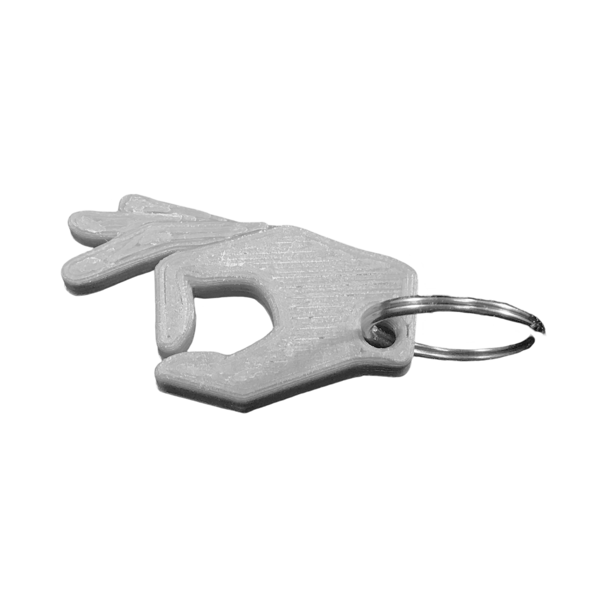 The Circle Game / Ok Sign Keyring : Grey